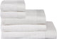 Ensemble combiné hippocampe pure 5 pièces ensemble textile de bain blanc (2xgd+2bd+1xdl)