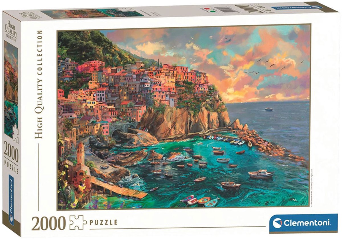 Clementoni puzzle peint manarola - 2000 pcs.