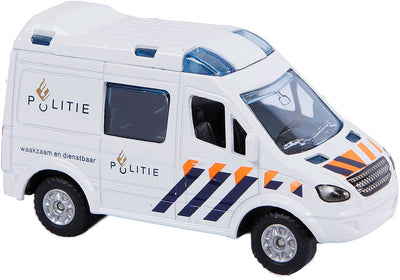 Kids Globe Die Cast Police Car NL, 8cm