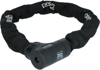 Antivol à chaîne Dresco - homologué art2** - par rapport au 4234 - longueur 90cm - diamètre 8,3mm - protection anti-perçage et scie - plage de sécurité 15 - housse de protection souple
