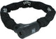 Antivol à chaîne Dresco - homologué art2** - par rapport au 4234 - longueur 90cm - diamètre 8,3mm - protection anti-perçage et scie - plage de sécurité 15 - housse de protection souple