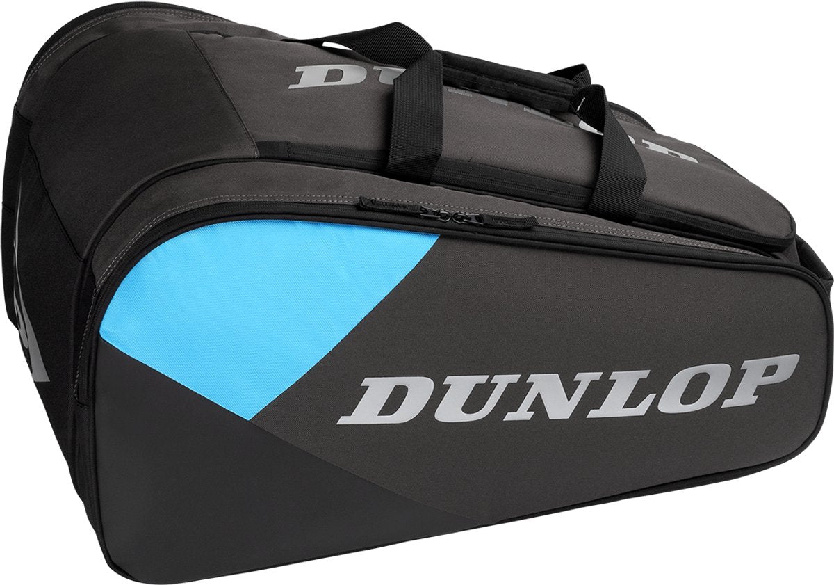Dunlop - sac de padel - sac de raquette fx team - cyan gun metal