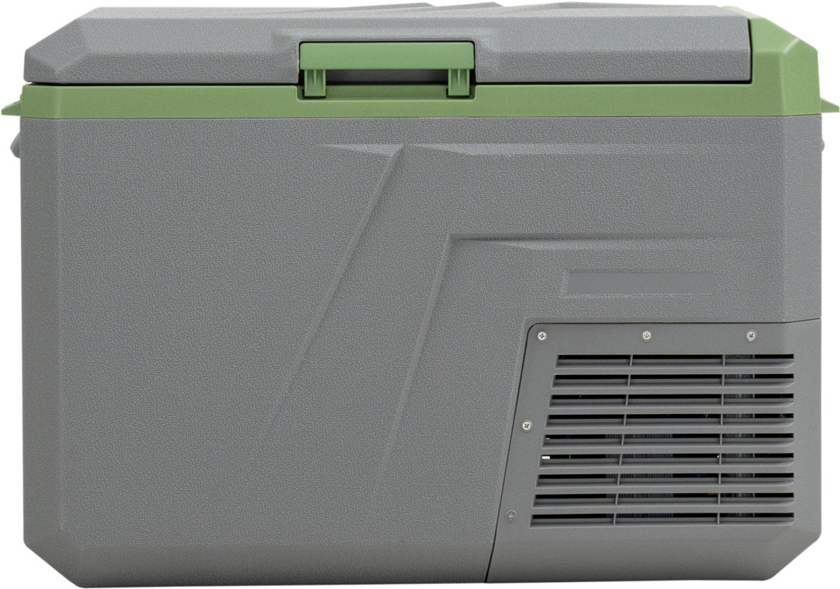 Glacière électrique à compresseur monozone Steamy -e - monozone - 36 litres - 12v et 230v - pour voiture et camping - grise