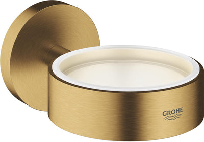 Grohe - essentials - support pour distributeur de savon ou verre - mural - cool Sunrise brossé - or mat