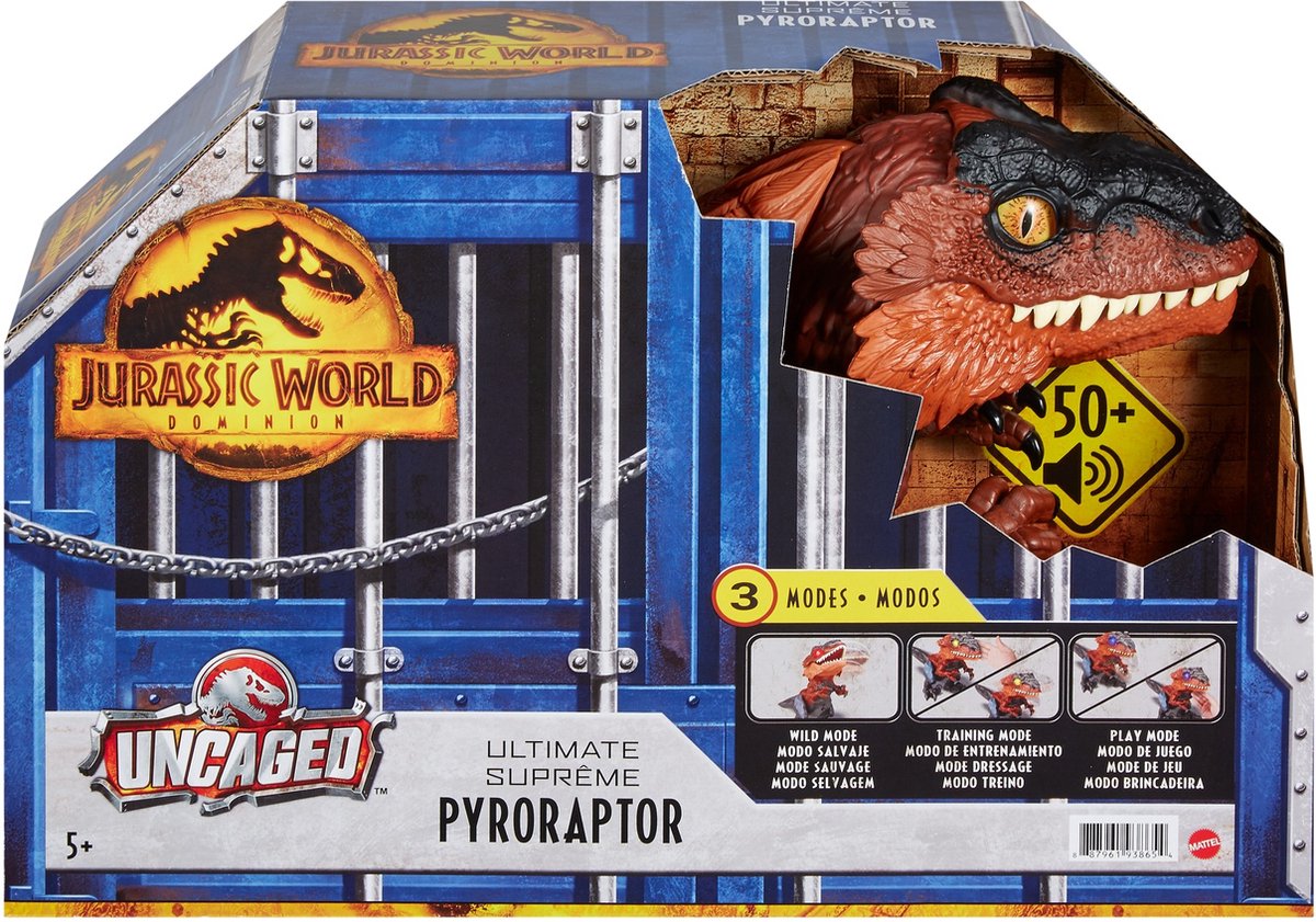 Mattel Jurassic World Uncaged Ultimate Fire Dino
