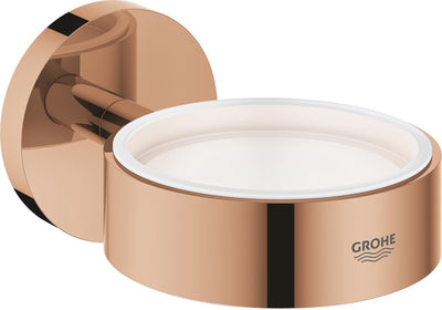 Support Grohe essentials pour distributeur de savon ou verre - montage mural - coucher de soleil chaud (bronze)
