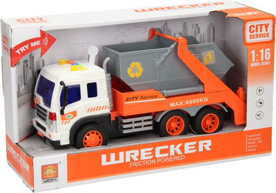 camion avec lumière et son
