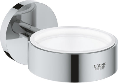 Support Grohe essentials pour distributeur de savon ou verre - montage mural - chrome