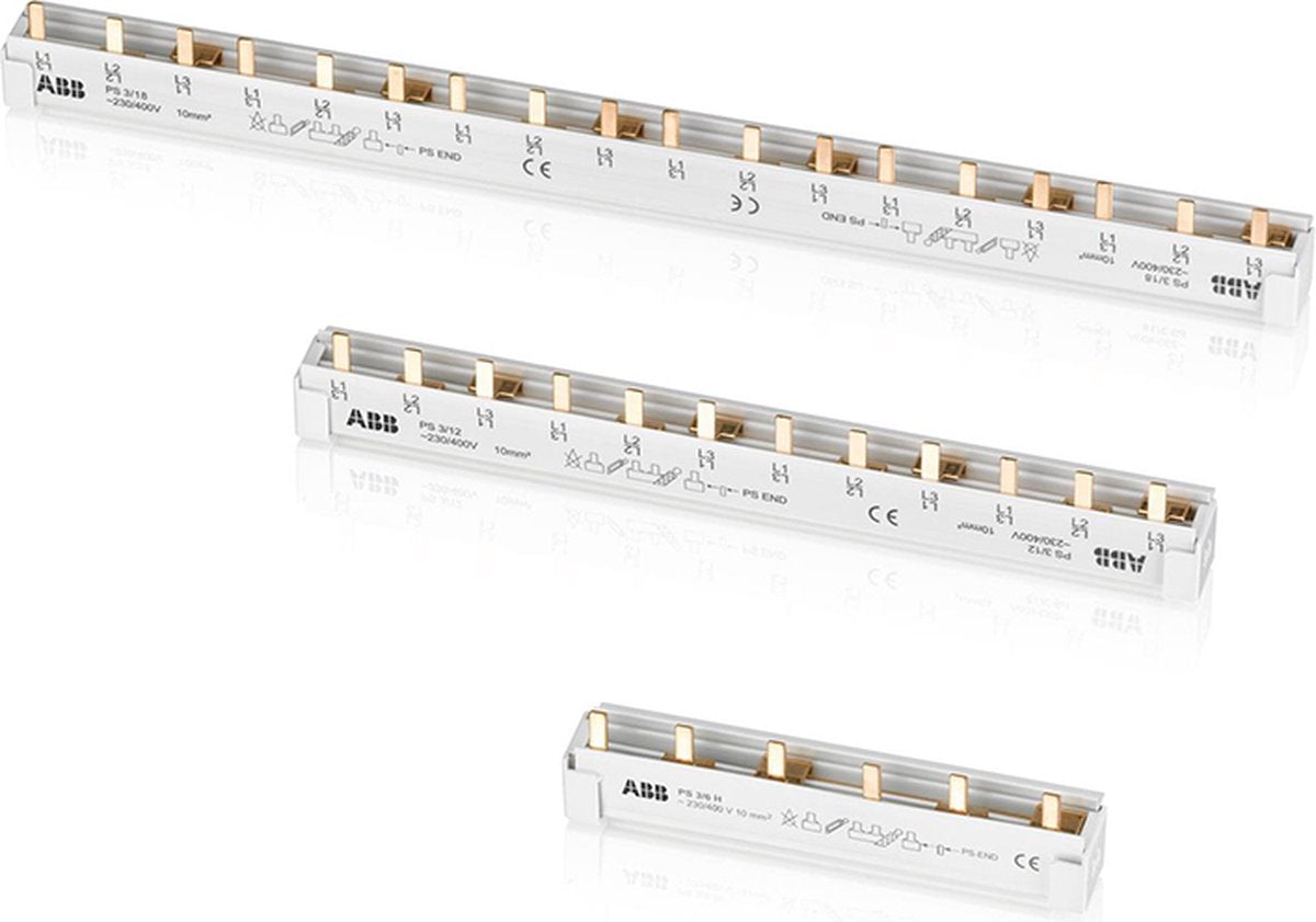 Busch-jaeger abb 2cdl240213r1012 rail de phase nombre de rangées 4 4 pôles 10 mm² 1 pièce(s)