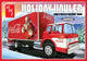 Amt modèle kit voiture - 1459 Holiday Hauler Ford C600 City Delivery Truck - camion américain en plastique - 1:25 - modèle kit
