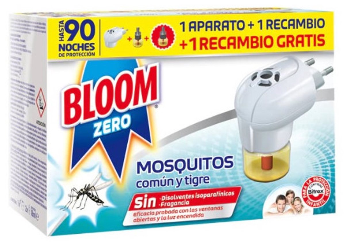Appareil électrique Bloom zéro moustique + 2 pièces détachées
