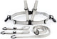 Jippie's - harnais de sécurité - gris - harnais de sécurité pour bébés et jeunes enfants - convient aux poussettes, chaises hautes - avec ceinture de marche 85 cm