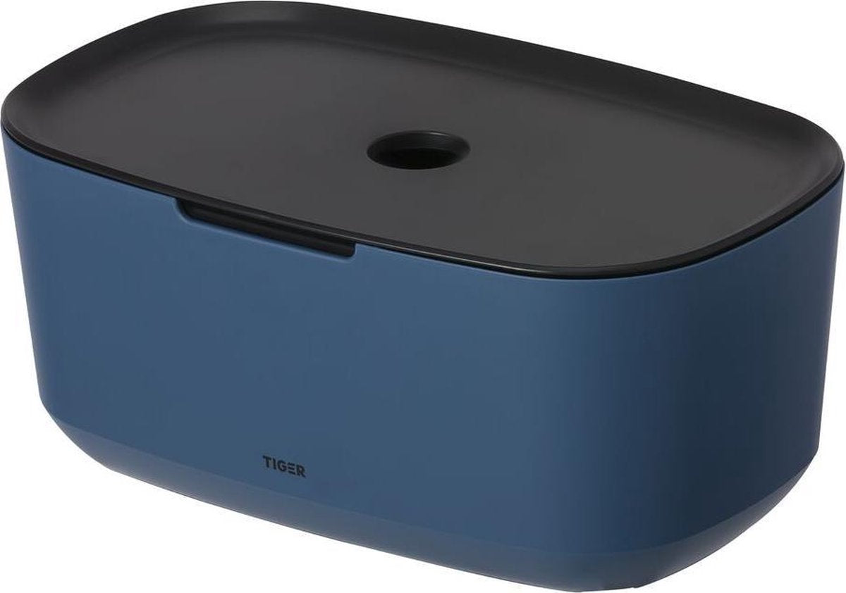 Tiger tess - boîte de rangement avec couvercle - bleu noir