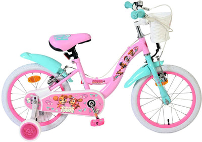 Vélo pour enfants Paw Patrol - filles - 16 pouces - rose - deux freins à main