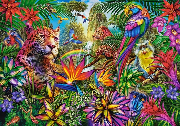 Castorland puzzle jungle mode - puzzle 500 pièces.
