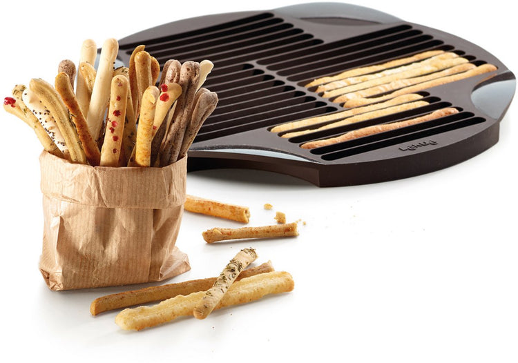 Lékué moule à pâtisserie 30 gressins - silicone - marron
