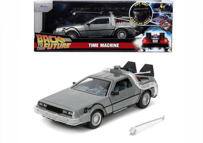 Jada Die Cast Time Machine Retour vers le futur 1 Auto 1:24