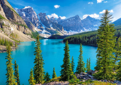 Puzzle Castorland Lac Moraine Canada - Puzzle de 500 pièces.