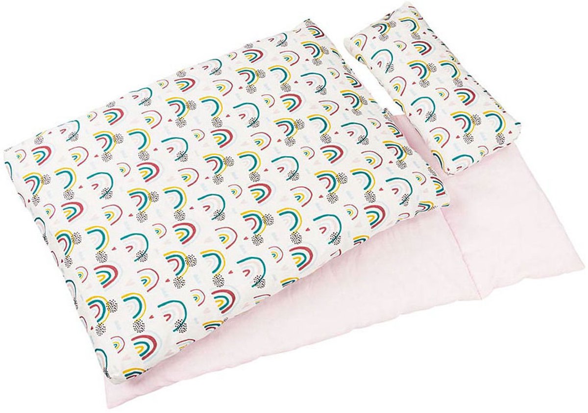 Goki Dolls Lit Linen Set Regenboog, 3dlg.