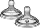 Tétines au biberon Tommee Tippee Natural Start - vitesse d'alimentation variable 0m+ - lot de 2