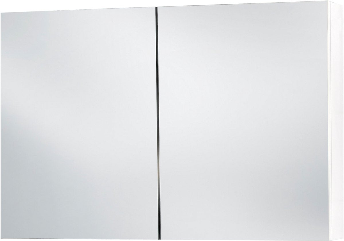 Differnz somero armoire à glace fsc 100 cm blanc brillant