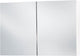 Differnz somero armoire à glace fsc 100 cm blanc brillant