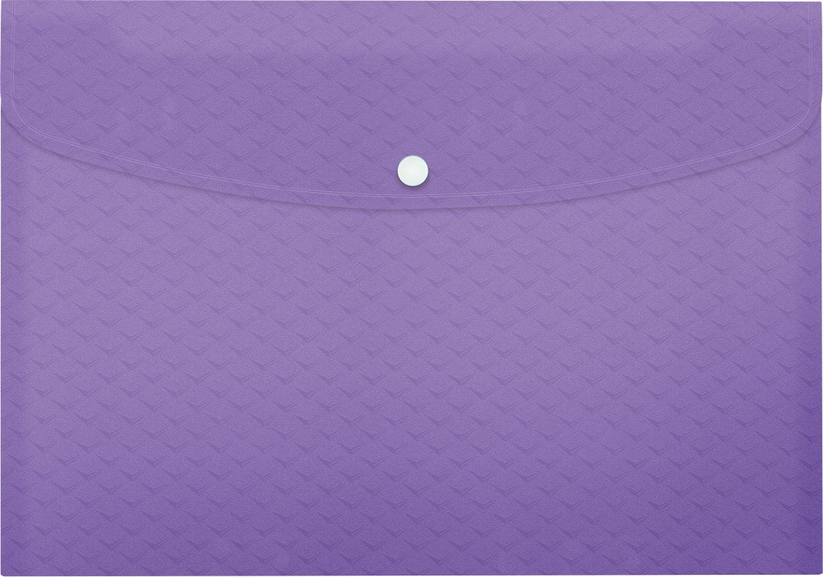Dossier de projet Esselte colour'breeze a4 - dossier en plastique transparent pour ranger les papiers - lot de 3 - lavande