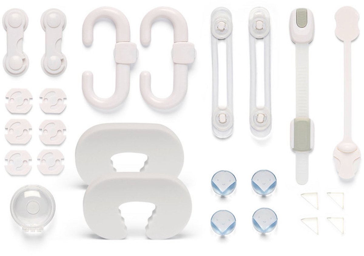 Kit de sécurité Dooky - ensemble complet de sécurité bébé de 25 pièces - maison à l'épreuve des enfants sans outils