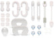 Kit de sécurité Dooky - ensemble complet de sécurité bébé de 25 pièces - maison à l'épreuve des enfants sans outils