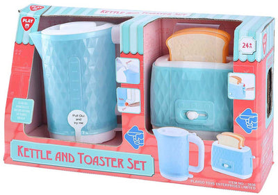 Jouez à Toy Kettle et grille-pain avec du pain, 4dlg.