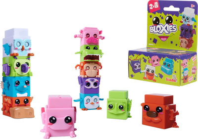Simba - bloxies - vague 1 - 2 pièces - figurines à collectionner - tour à empiler - animaux rigolos - blocs de construction