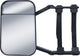 Carpoint miroir de caravane luxe double - sécurité de visibilité accrue - surface de miroir double - ajustement universel