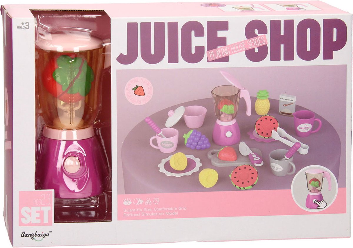 Magasin de jus avec mélangeur