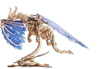 Ugears modélisme 3D - dragon tempête - kit de construction mécanique bois - jouets éducatifs
