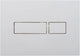 Plaque de commande Plieger Flair double chasse blanc