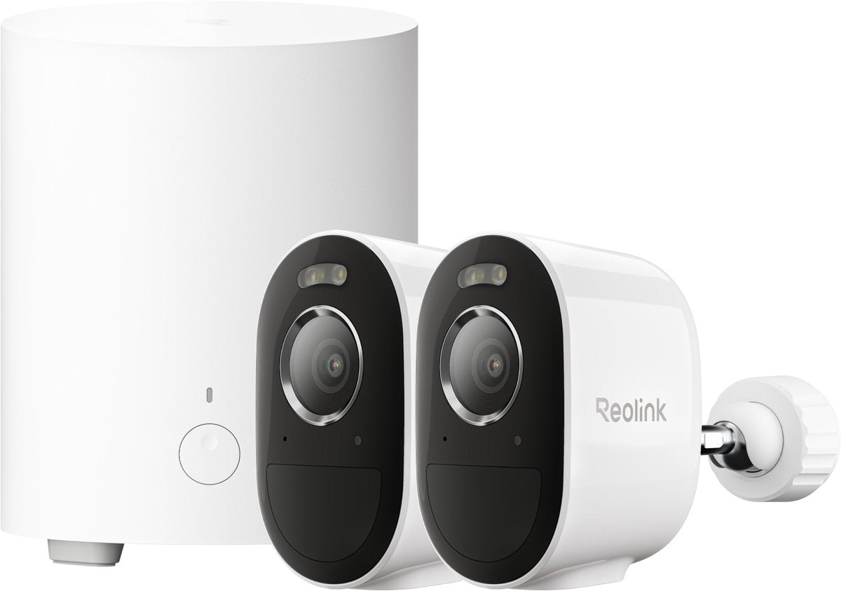 Système de caméra de sécurité sans fil Reolink 5mp - résumé ai - détection intelligente - étanche ip67 - hub 1 lite + 2x série argus b330