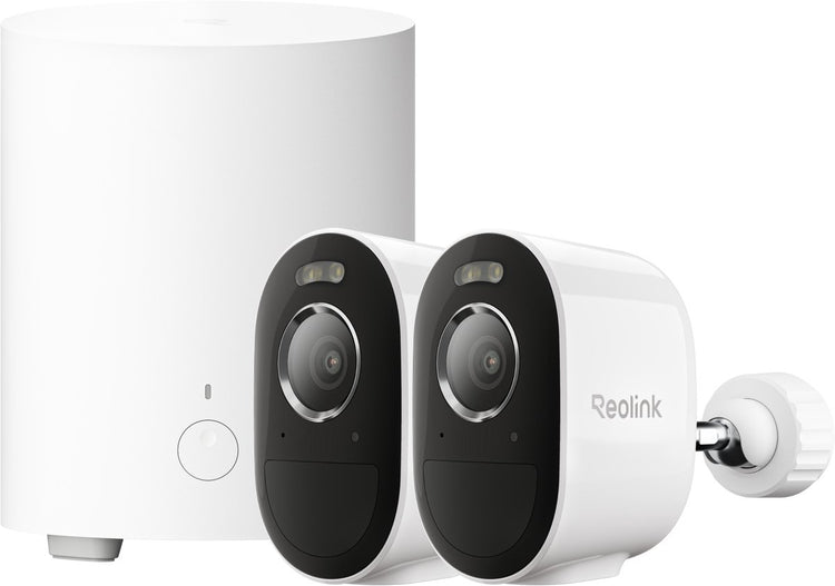 Système de caméra de sécurité sans fil Reolink 5mp - résumé ai - détection intelligente - étanche ip67 - hub 1 lite + 2x série argus b330
