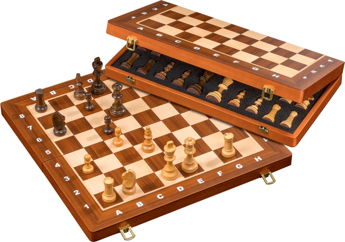Cassette d'échecs Philos de luxe kh 78mm