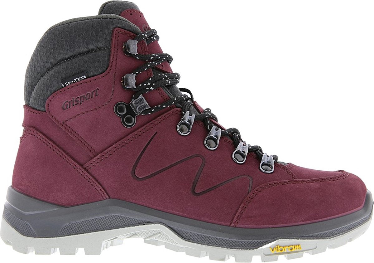 Grisport boston mid chaussures de marche femme - bordeaux - taille 36