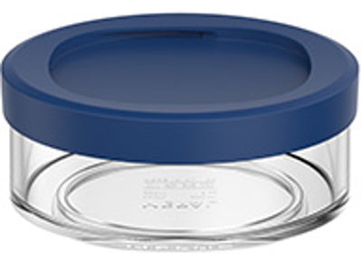 Mepal Compartiment pour pot à déjeuner ellipse - 200 ml - compartiments supplémentaires pour pot à déjeuner 500 ml - tasse à yaourt et tasse à muesli à emporter - passe au lave-vaisselle - bleu vif
