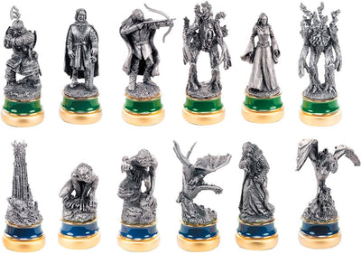 Noble collection le seigneur des anneaux - figurine - pack personnage les deux tours