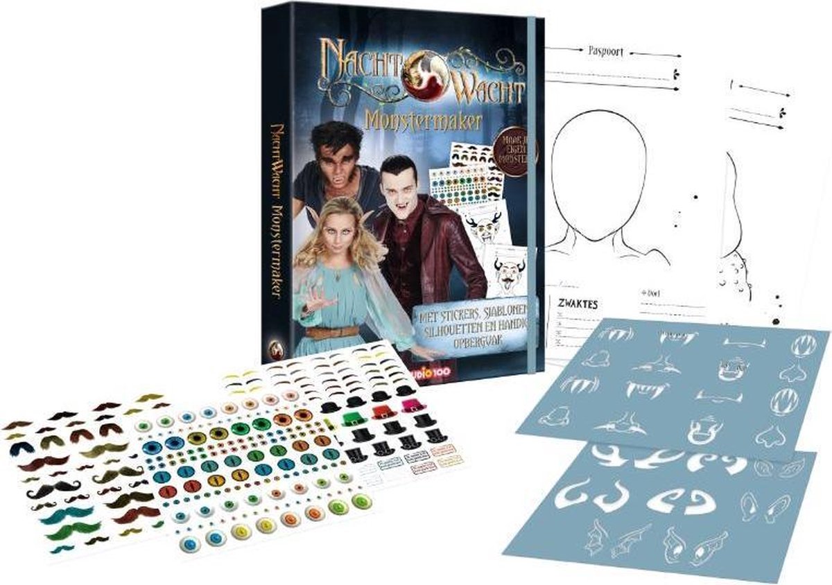 Studio 100 livre de création montre de nuit fabricant de monstres