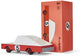 Candylab Toys Candycar World : Racer Red #5 (F195) 8,9 x 4,1 x 3 cm, moulé sous pression en bois, magnétique, dans une boîte cadeau, 3+