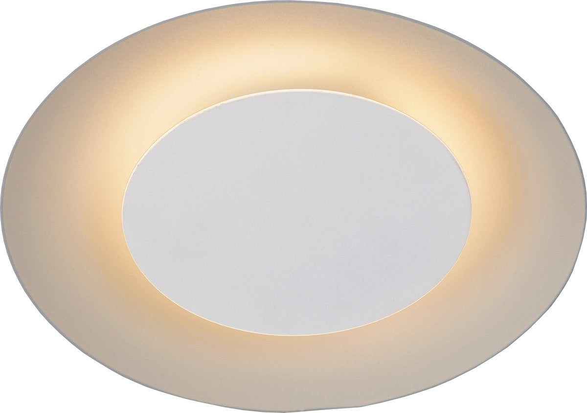 Lucide foskal - plafonnier (plafonnier) - ø 21,5 cm - LED - 1x6w 2700k - blanc