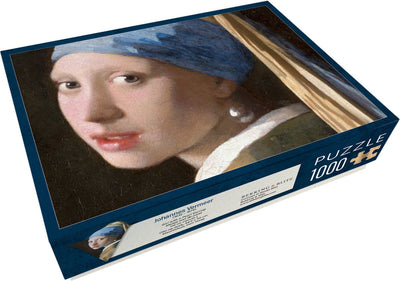 Bekking blitz - puzzle - 1 000 pièces - art - fille à la boucle d'oreille en perle - fille à la boucle d'oreille en perle – Johannes Vermeer – musée le Mauritshuis de la Haye