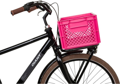 Caisse à vélo Fastrider rose moyen