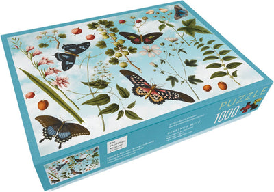 Bekking Blitz - puzzle - 1 000 pièces - art - papillons et fleurs - collage - botanique - Joseph Jacob von Plenck - le musée Fitzwilliam de Cambridge