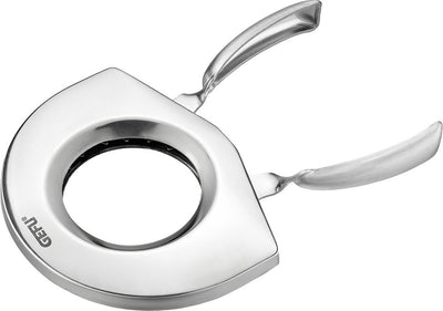 Gefu sciso coupe-œufs – coupe-œufs pour œufs durs et crus – ouvre-œufs en acier inoxydable – convient à toutes les tailles d'œufs