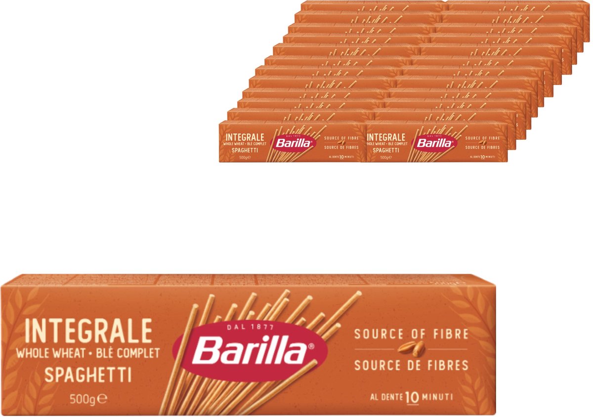 Barilla spaghetti intégral - italien traditionnel - pâtes - 24 x 500g
