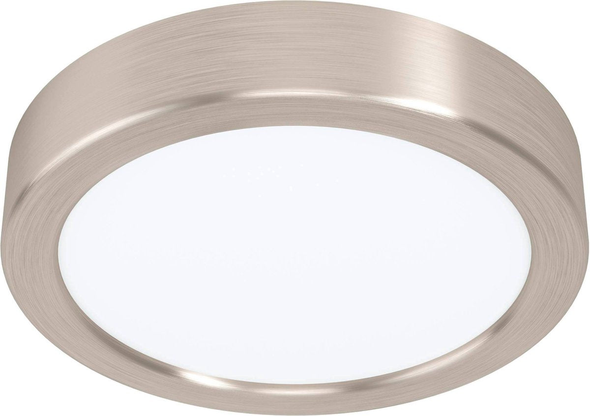 Lampe en saillie Eglo fueva 5 - LED - ø 16 cm - gris - dimmable